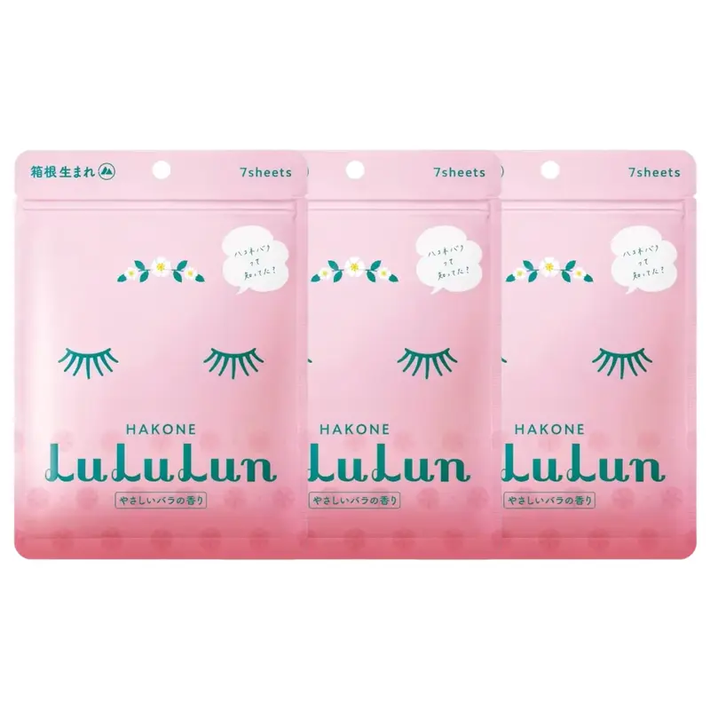 Lululun - Hakone Face Mask (Pack of 3 x 7 sheets) - Made in Japan