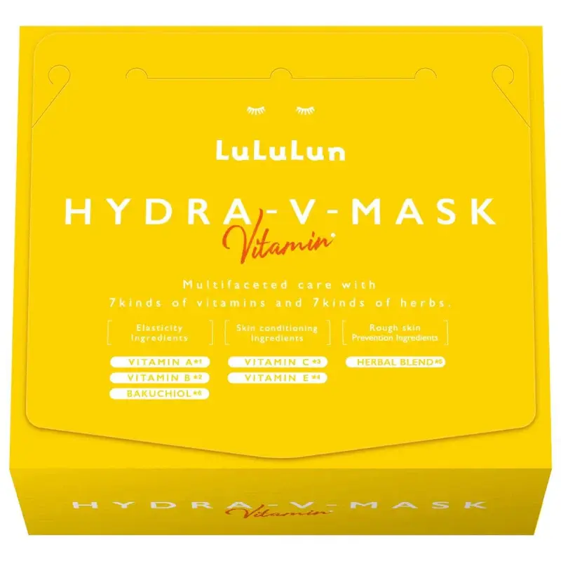 Lululun - Hydra V Mask Vitamin Face Masks 510ml. (28 Sheets)