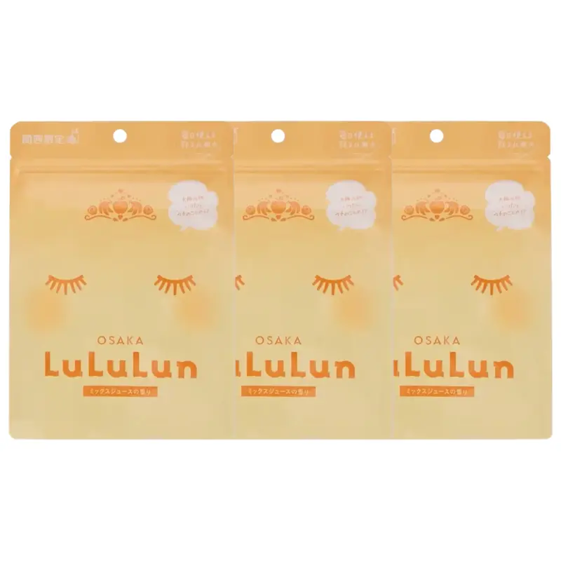 Lululun - Osaka Face Mask (Pack of 3 x 7 sheets) - Made in Japan