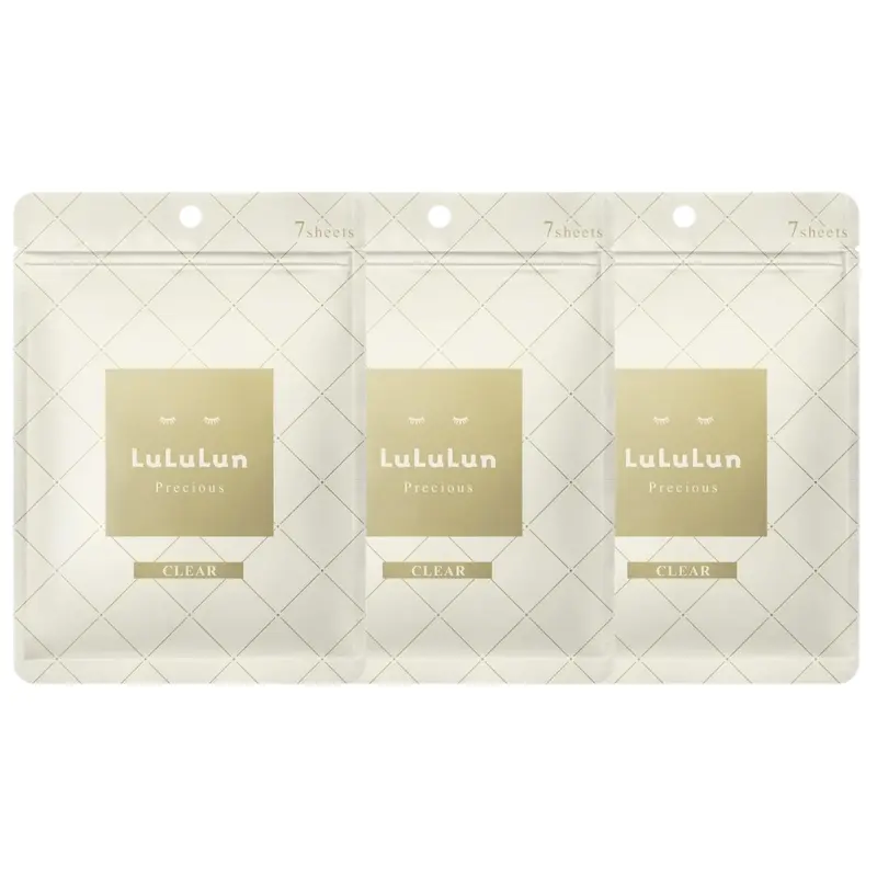 Lululun - Precious Clear Face Mask (Pack of 3 x 7 sheets) - Made in Japan