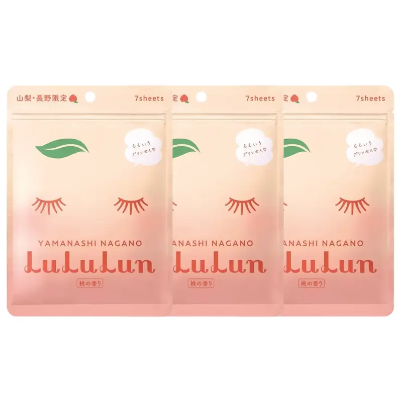 Lululun - Yamanashi Nagano Face Mask (Pack of 3 x 7 sheets) - Made in Japan