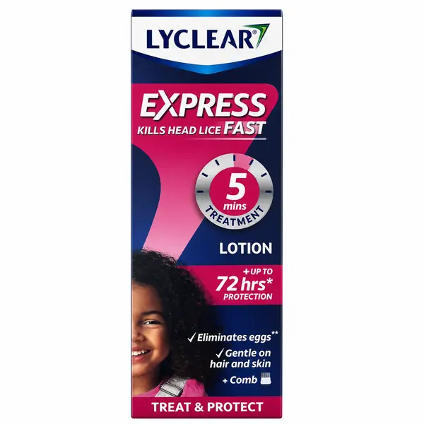 Lyclear Express Lotion 100ml - 5-Minute Head Lice Care