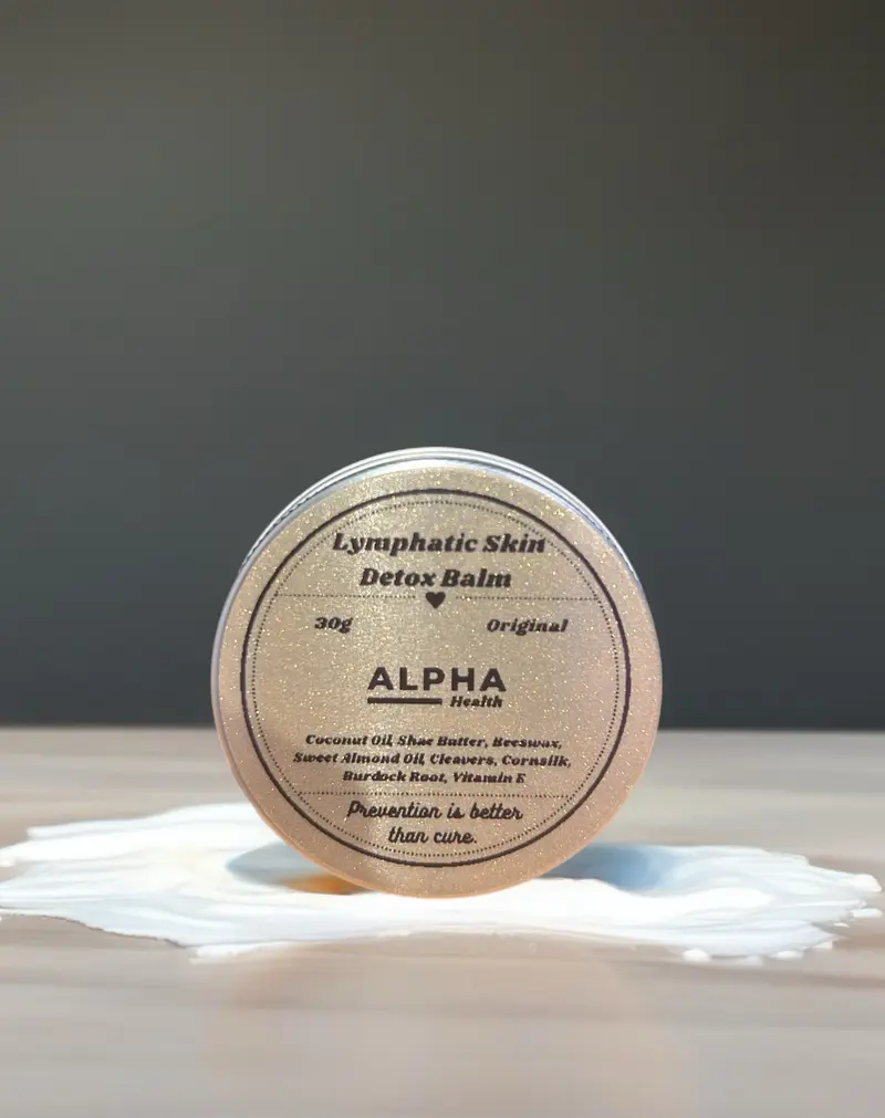Lymphatic Skin Detox Balm | Cleavers Burdock Corn Silk De-Puff