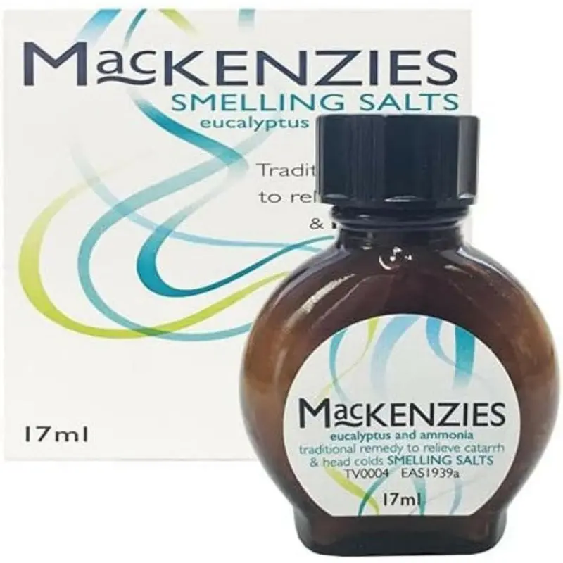 Mackenzies Smelling Salts For Head Cold And Catarrh Relief