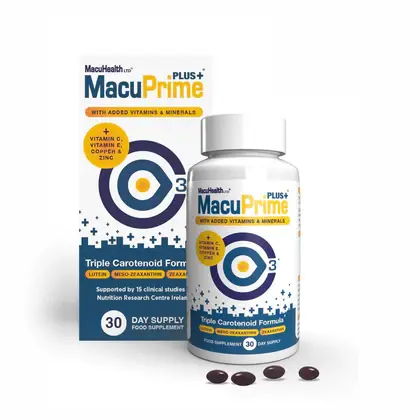 MacuPrime Plus+ Eye Health Supplement 120 Capsules