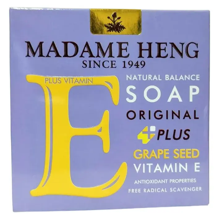 Madame Heng - Grape Seed Vitamin E - Natural Soap 150g. - Made in Thailand
