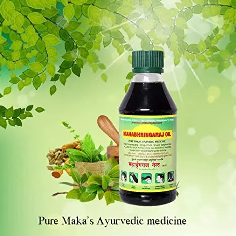 Mahabhringraj Herbal Hair Oil | Traditional Ayurvedic Hair Care Oil
