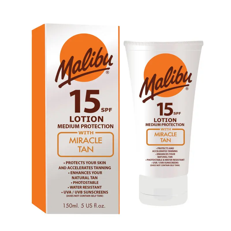 Malibu Lotion with Miracle Tan SPF15