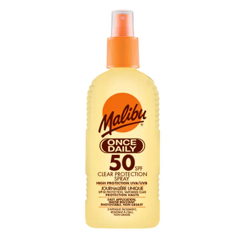 Malibu Once Daily Clear Protection SPF50