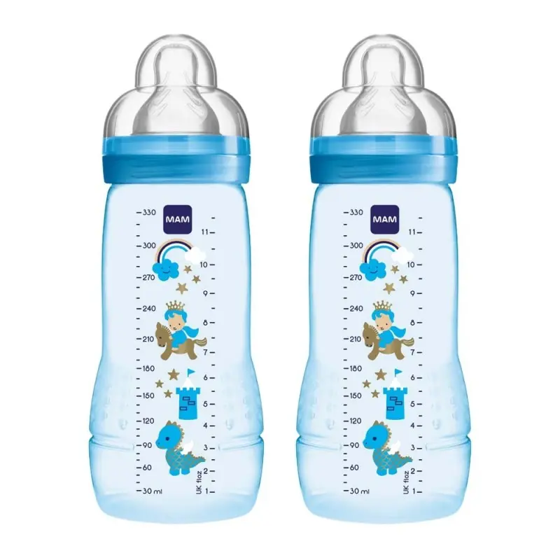 Mam Baby Bottle 2 Pack Blue