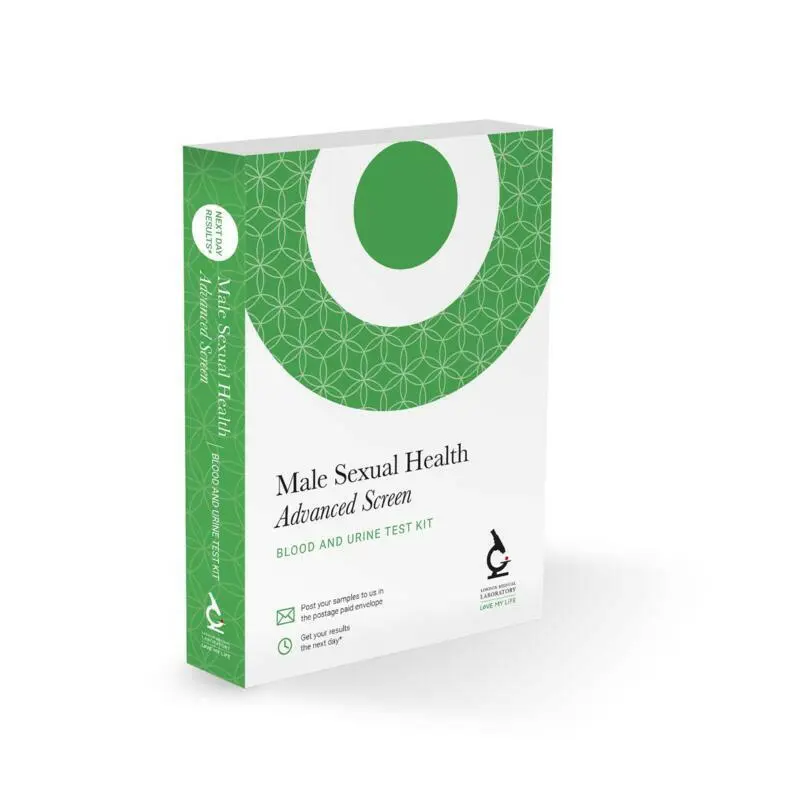 Man Sexual Health Blood and Urine Test (6 Health Indicator Tested) -in store/ home