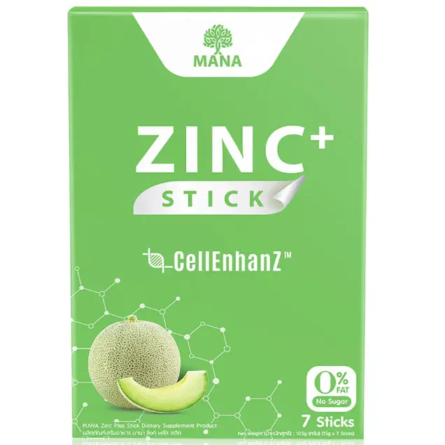 Mana - Zinc Stick Melon Flavor (7 sachets)