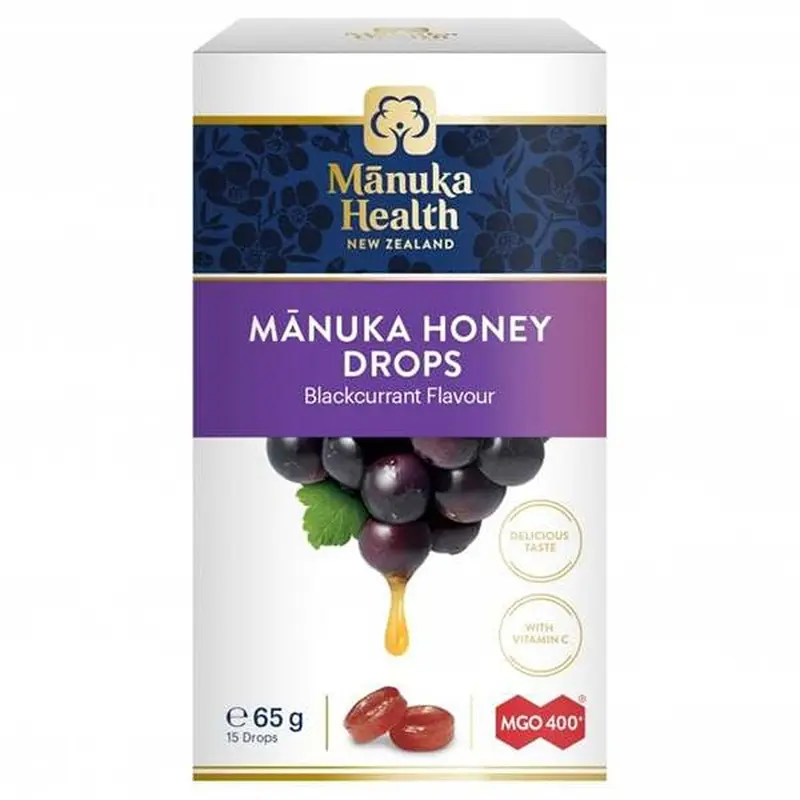 Manuka Health Manuka Honey Lozenges with Blackcurrant 65g