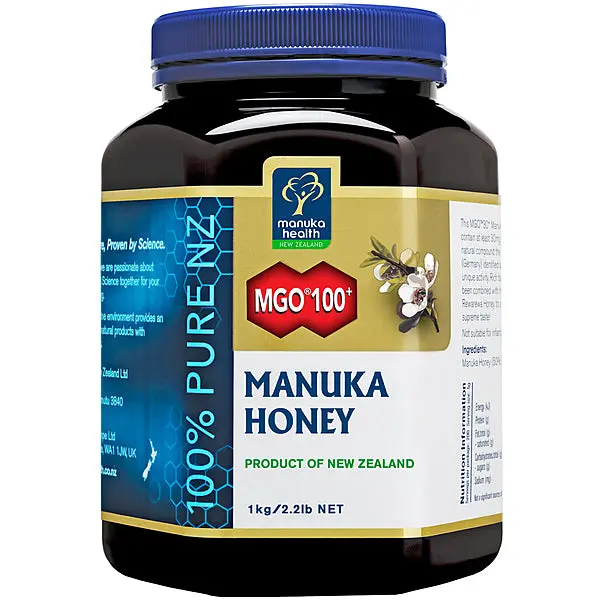 Manuka Health MGO 100+ Pure Manuka Honey 1kg