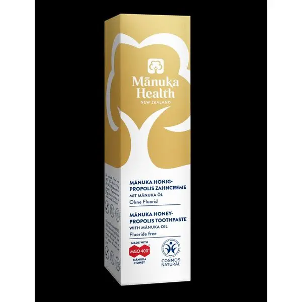 Manuka Health MGO 400+ Mānuka Honey and Propolis Toothpaste Fluoride Free 75ml