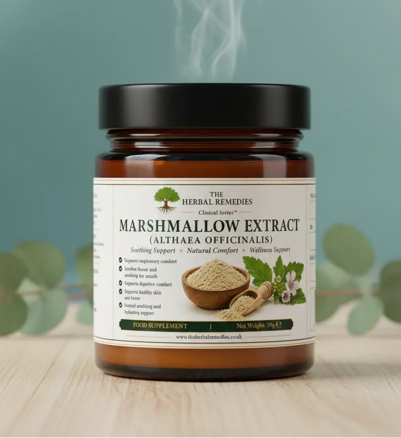 Marshmallow Root Extract | Digestive Health, Throat Comfort & Urinary Tract Support