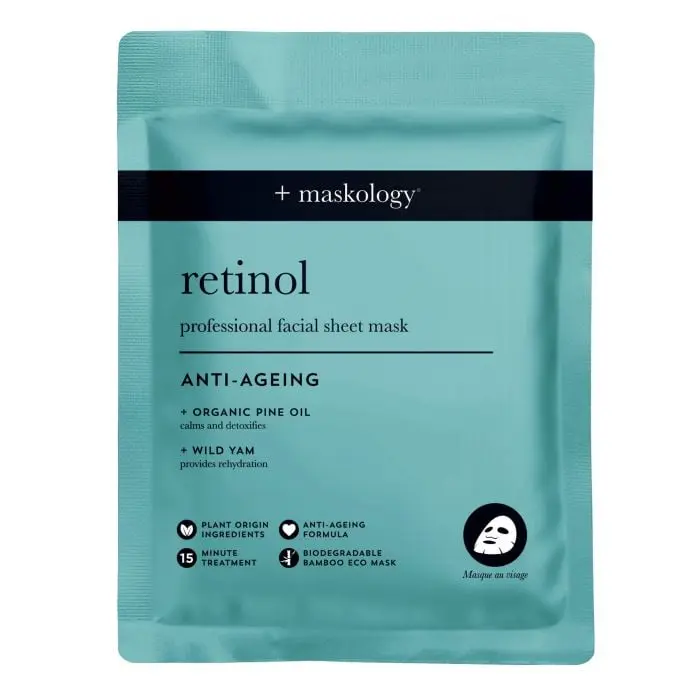 +maskology Retinol Anti-Ageing Sheet Mask