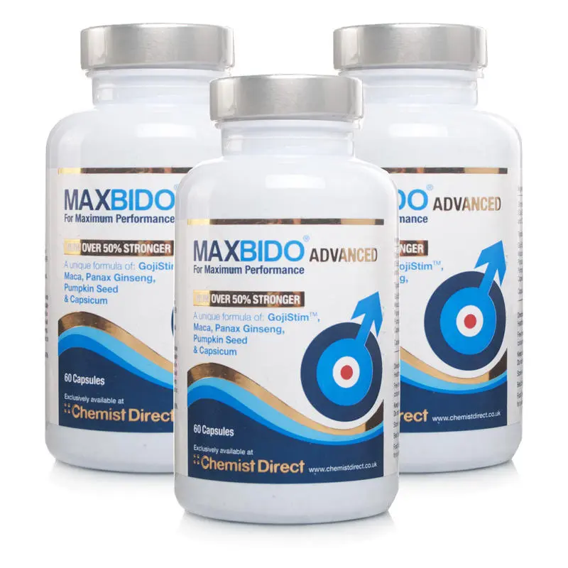 Maxbido Advanced Sexual Enhancer For Men Triple Pack