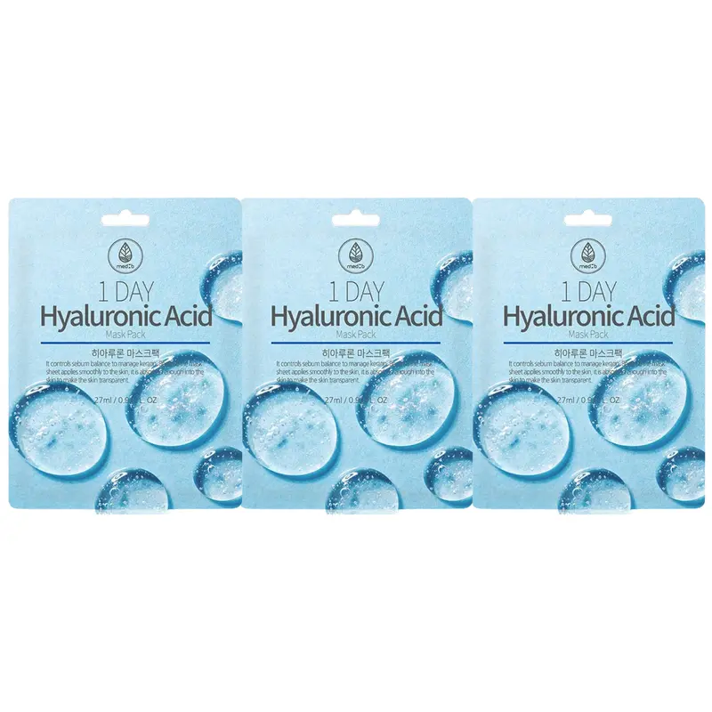 MEDB - 1 Day Hyaluronic Acid Mask Pack 27ml. (Pack of 3)