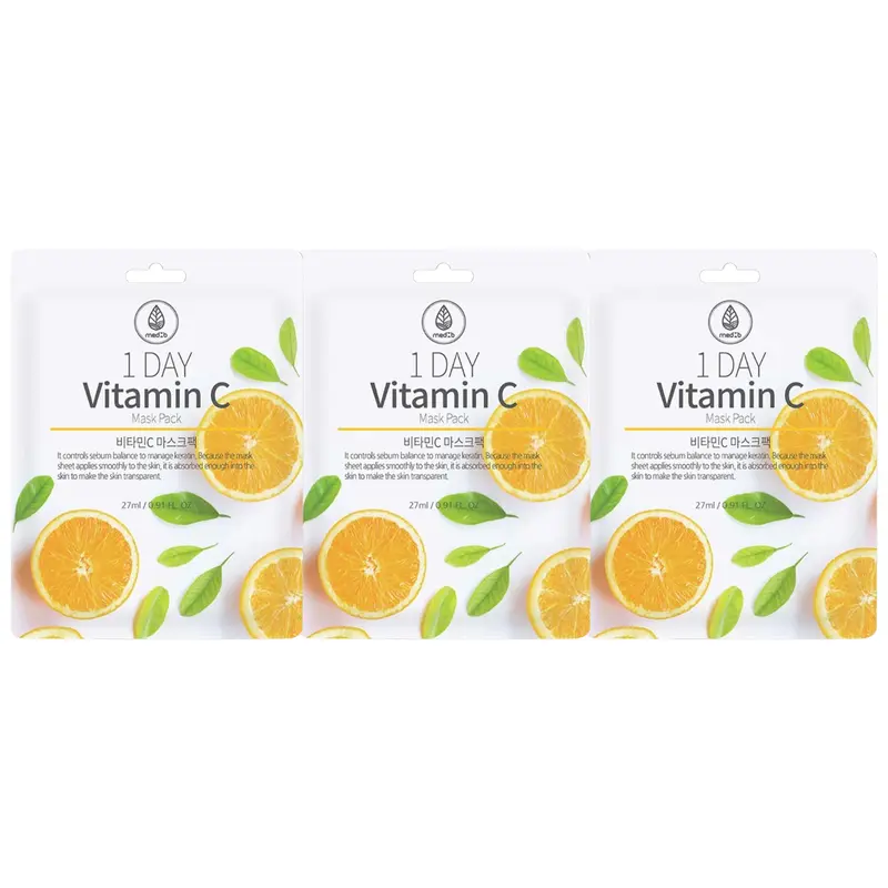 MEDB - 1 Day Vitamin C Mask Pack 27ml. (Pack of 3)