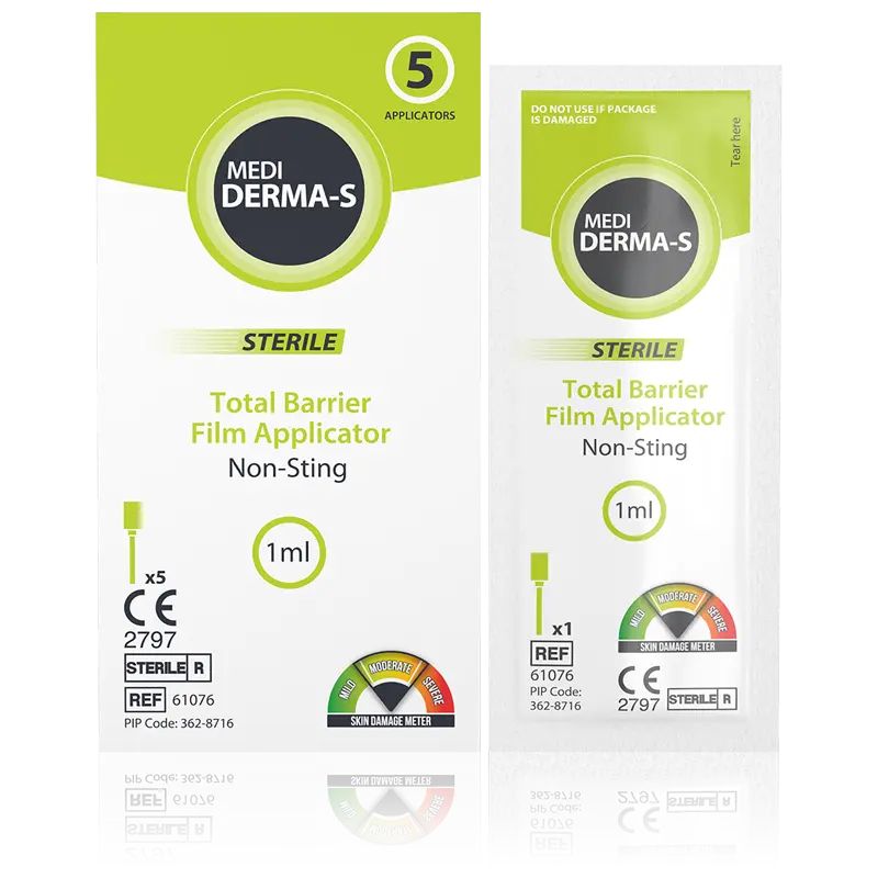 Medi Derma-S Barrier Film Sterile Applicators 1ml 5 Pack
