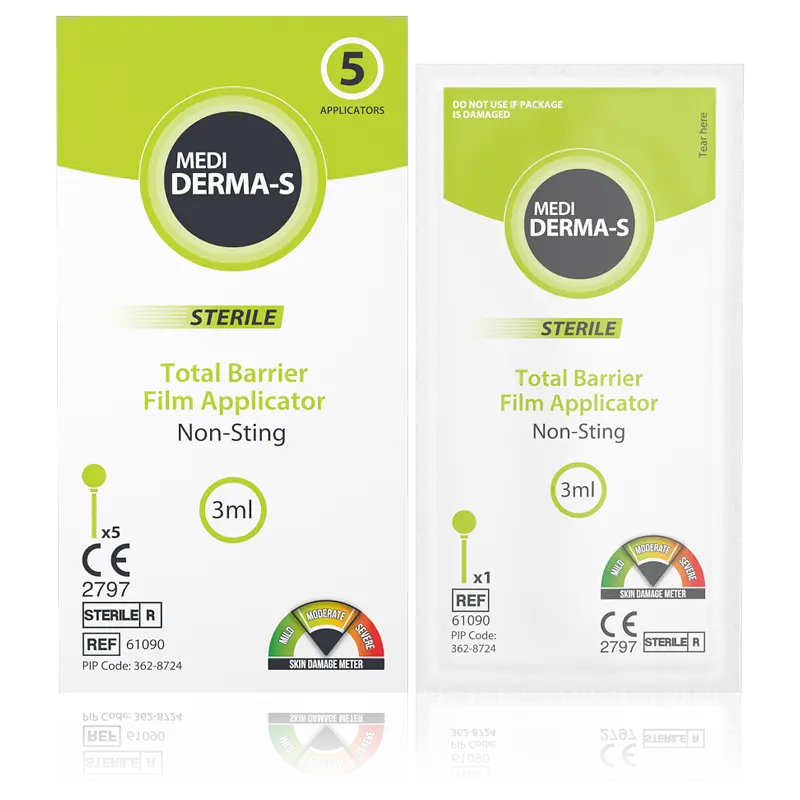 Medi Derma-S Barrier Film Sterile Applicators 3ml 5 Pack