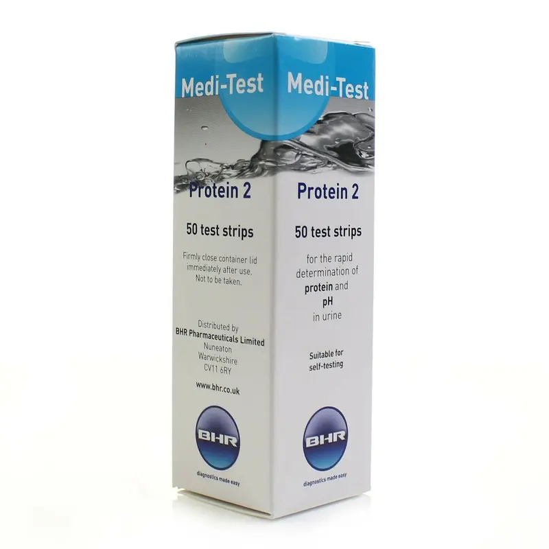 Medi-Test Protein 2 Urine Test Strips – Box of 50