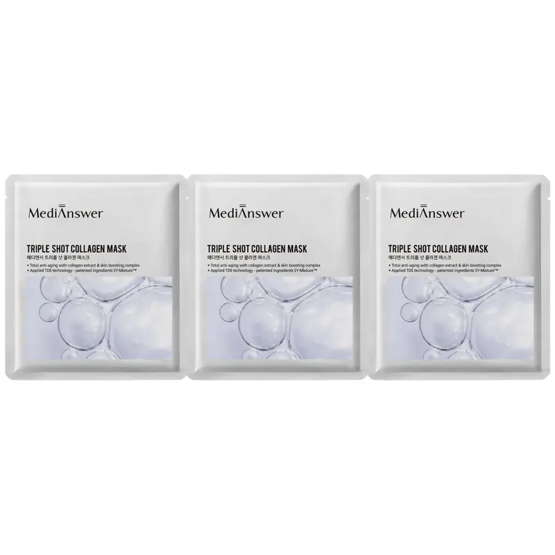 MediAnswer - Triple Shot Collagen Mask 37g. (Pack of 3)