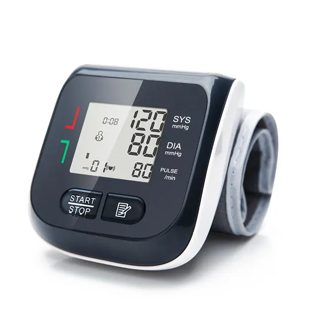 Medical Digital Wrist Blood Pressure Monitor (Sphygmomanometer)