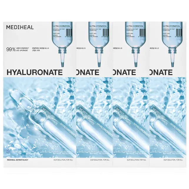 Mediheal - Hyaluronate Essential Mask Ultra Hydration 24ml. (Pack of 4)