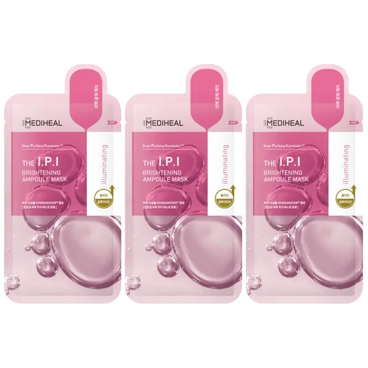 Mediheal - The I.P.I Brightening Ampoule Mask 25ml. (Pack of 3)