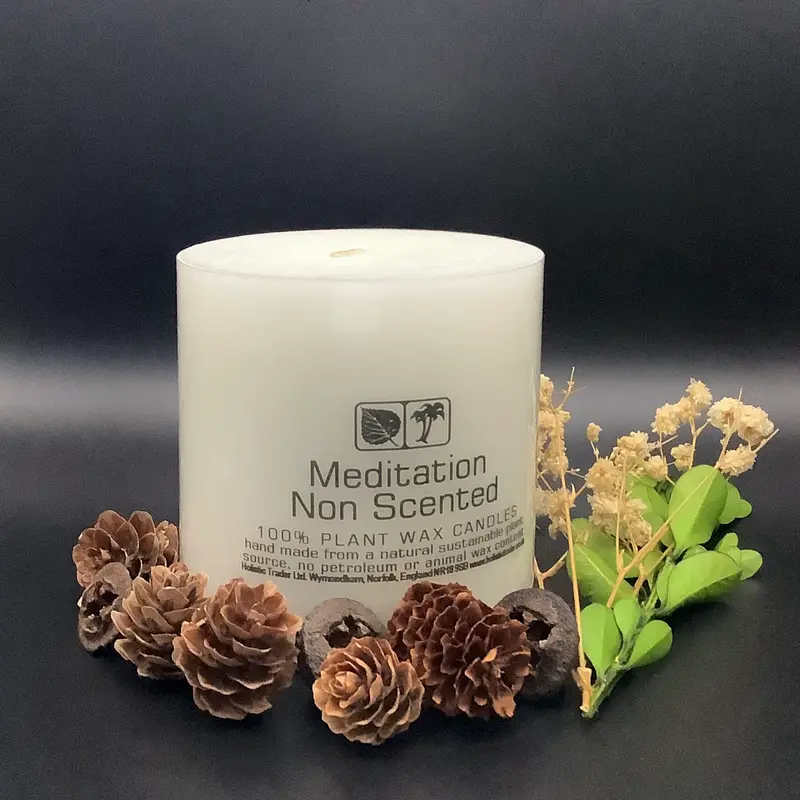 Meditation Non scented Candles