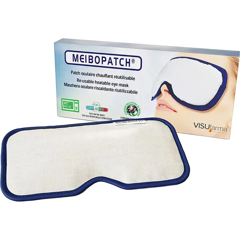 Meibopatch re-usable heatable Eye mask with Temperature Test Strip (P) (A)