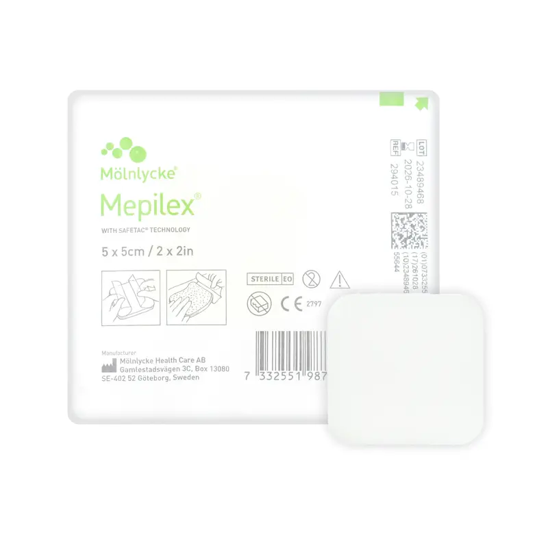 Mepilex Dressing - Soft Silicone Foam Dressing (Multiple Sizes) (x1, 2 or 5)