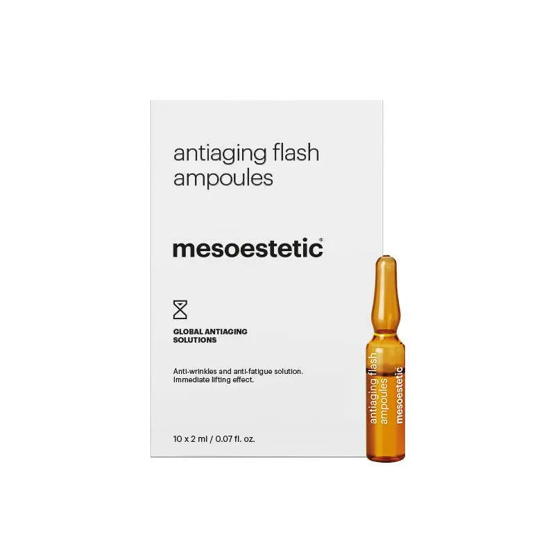 Mesoestetic antiaging flash ampoules anti-aging ampoules GLOBAL ANTIAGING SOLUTIONS 10x2ml