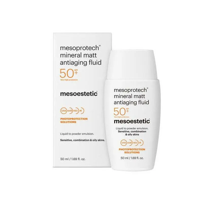 Mesoestetic Mesoprotech Matt Antiaging Fluid 50+ 50ml