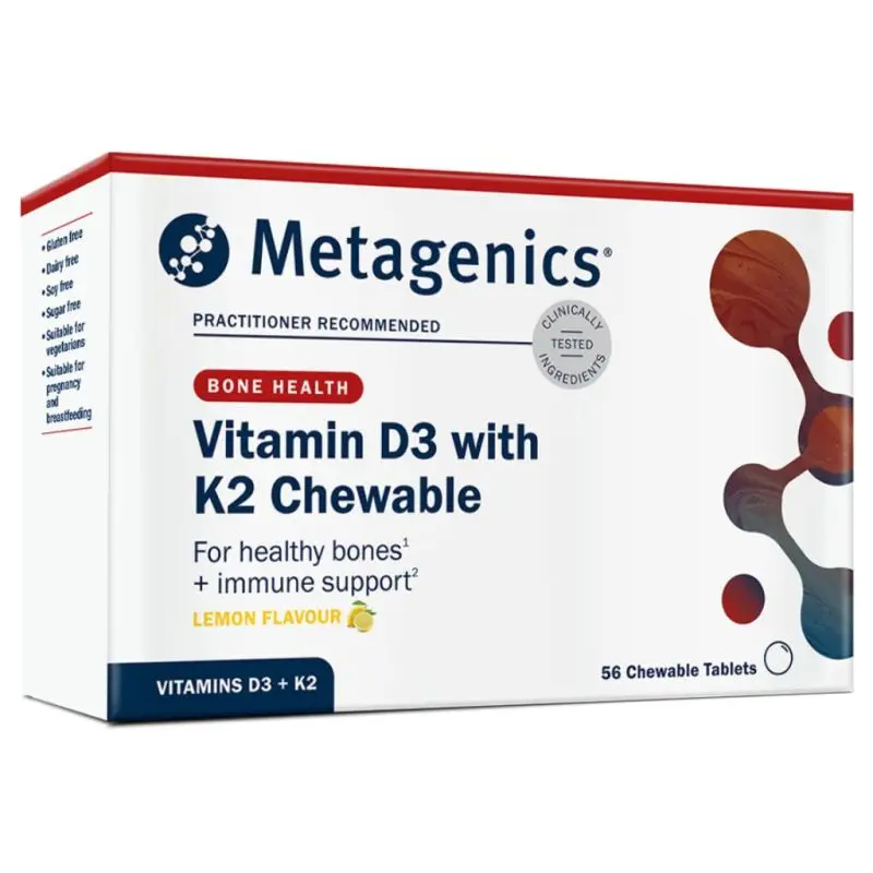 Metagenics vitamin D3 with K2 chewable