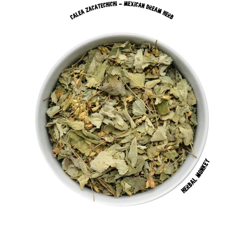 Mexican Dream Herb – Calea Zacatechichi | Whole Leaf or Powdered for Ceremonial Use