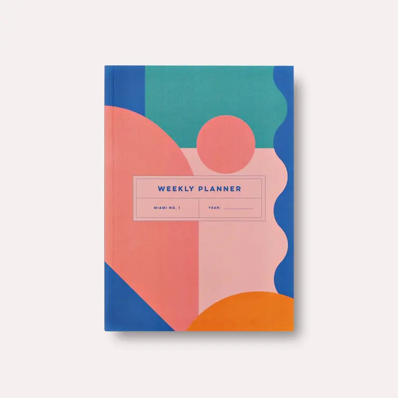 Miami No. 1 Weekly Lay Flat Undated Planner Book