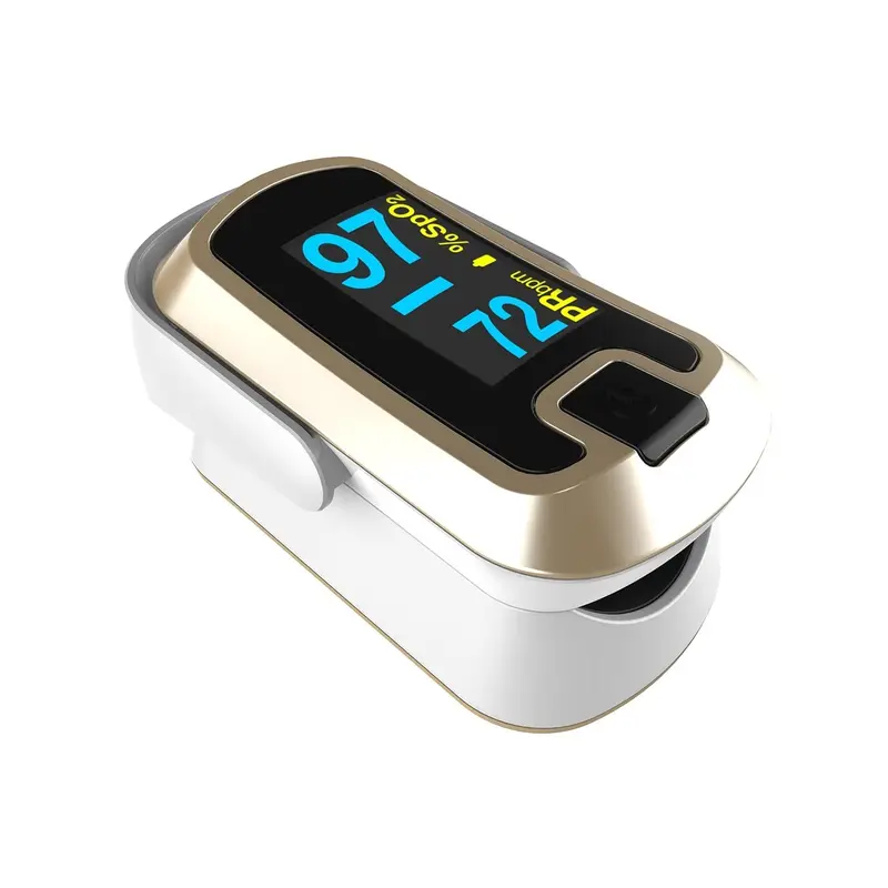 Mibest MD300CN340 OLED Fingertip Pulse Oximeter Gold/White
