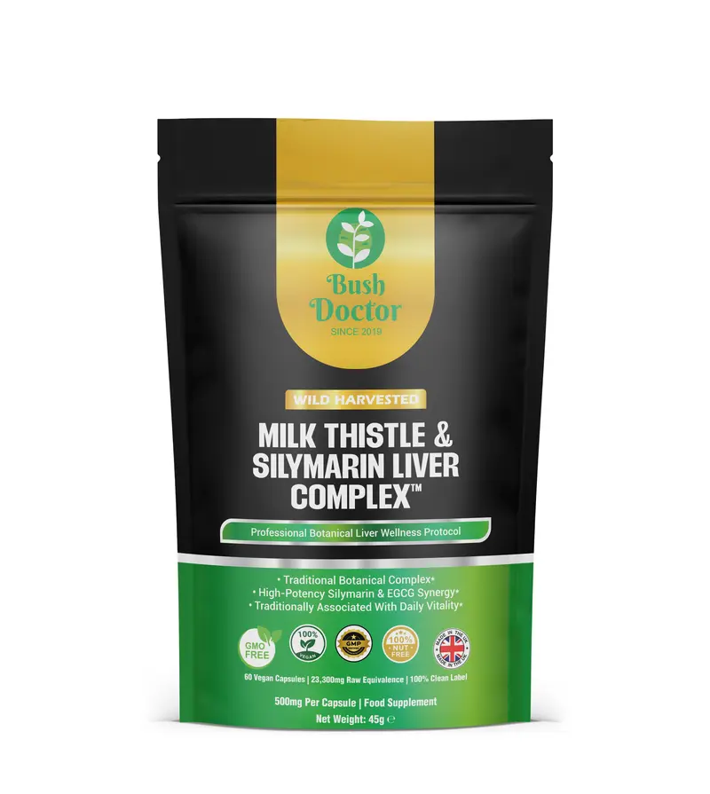 Milk Thistle 80% Silymarin 10-in-1 Artichoke Dandelion Turmeric 23300mg Caps