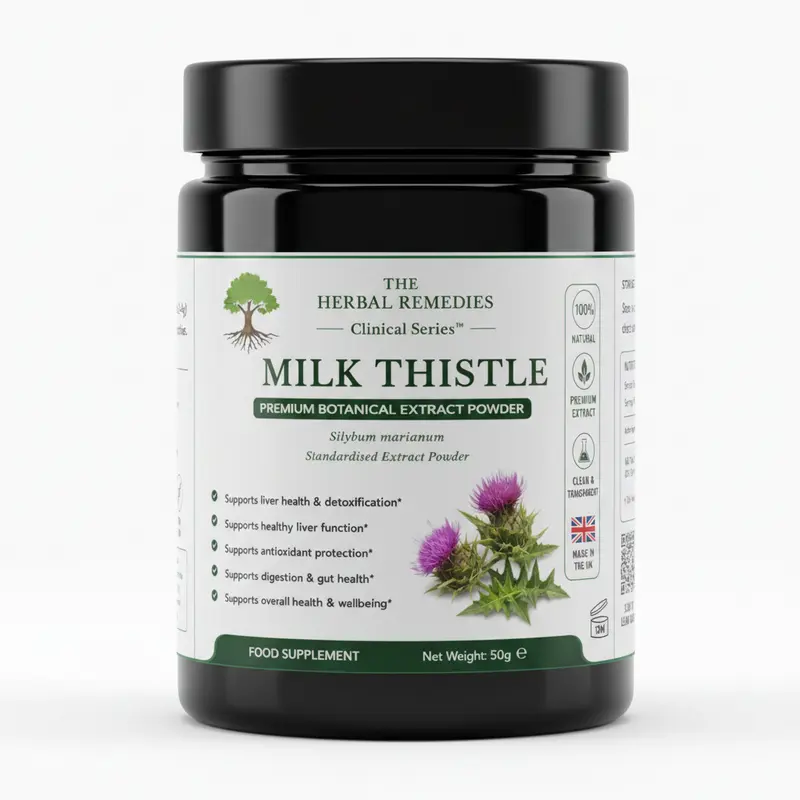 Milk Thistle Extract (Silybum marianum) — Silymarin Complex | Clinical Series