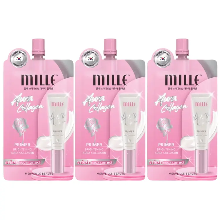 Mille - Brightening Aura Collagen 6g. (Pack of 3)