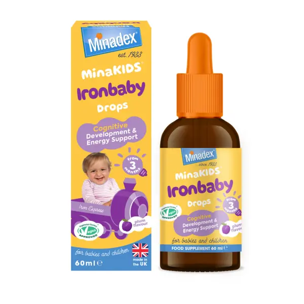Minadex MinaKIDS Ironbaby Drops 60ml