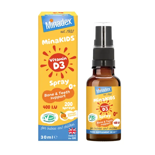Minadex MinaKIDS Vitamin D3 Spray 30ml - 200 Sprays
