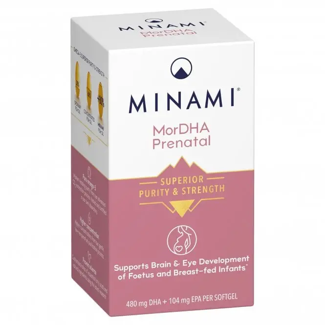 Minami MorDHA Prenatal Omega-3 60 Lemon Softgels