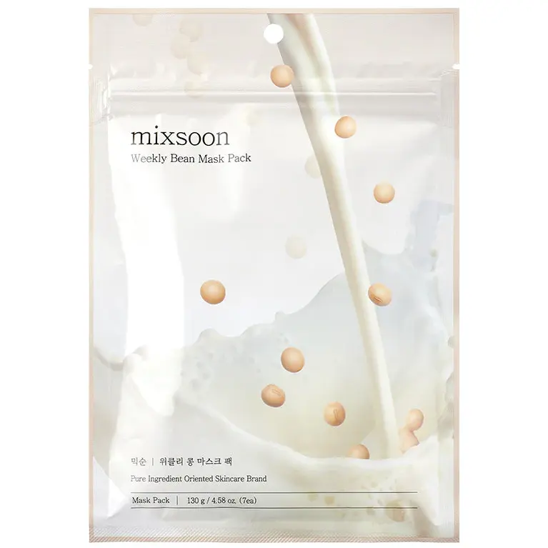 Mixsoon - Weekly Bean Mask Pack 130g. (7 Sheets)