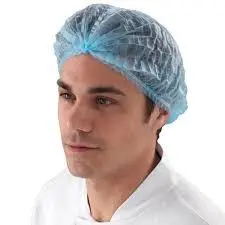Mob Caps Blue Pleated (pack of 100)