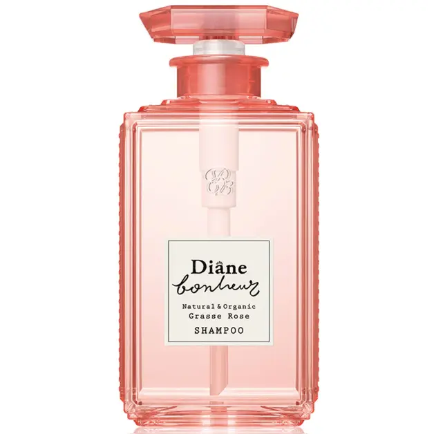 Moist Diane - Bonheur Natural & Organic Grasse Rose Shampoo 500ml.