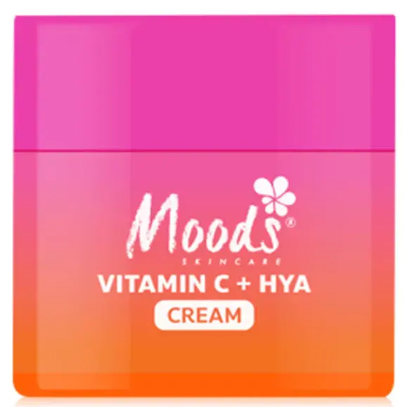 Moods Skin Care - Vitamin C+ Hya Brightening And Hydrating Cream 20g.